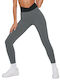 Lorena Training Women's Long Leggings High Waist Gray
