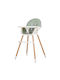 Chipolino Rio Baby Highchair 2 in 1 with Adjustable Height Green