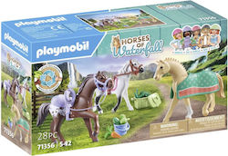 Playmobil Horses Of Waterfall Τρία Άλογα Με Αξεσουάρ για 5-12 ετών