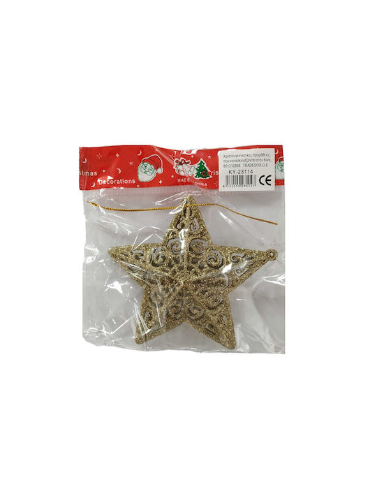 Hanging Star with Glitter