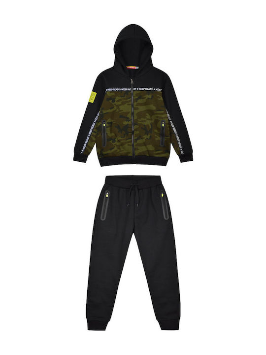 Kids Sweatpants Set Black 2pcs Keep Ready