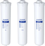 Aquaphor Upper and Lower Counter Water Filter Replacement from Activated Carbon 3pcs