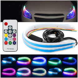 Decorative LED Car Headlight Strip Cool White Color