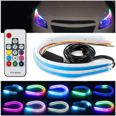 Decorative LED Car Headlight Strip Cool White Color