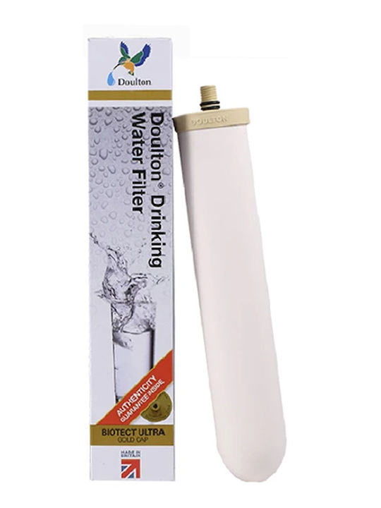 Doulton Water Filter Cartridge Countertop And Under Counter Activated Carbon 10" Ultra Si 0.2 Micron