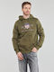 Gant Archive Shield Herren Sweatshirt mit Kapuze Khaki