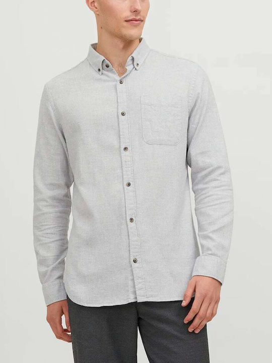 Jack & Jones Μακρυμάνικo Φανελένιο Πουκάμισο σε...