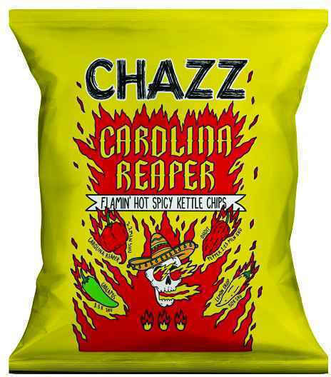 Chazz Chips με Γεύση Carolina Reaper 50gr