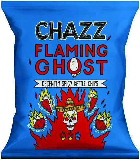 Chazz Chips με Γεύση Flmaing Ghost 50gr