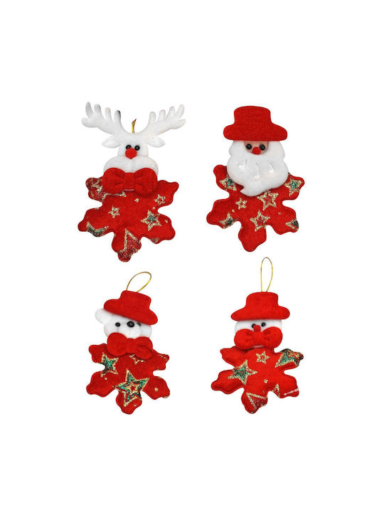 XMASfest Christmas Set Ornaments 9x12cm 12pcs (Μiscellaneous Designs)