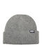 Beanie Unisex Beanie with Rib Knit in Gray color
