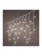 Lights LED 3.75m. x 60cm White type Curtain 1pcs