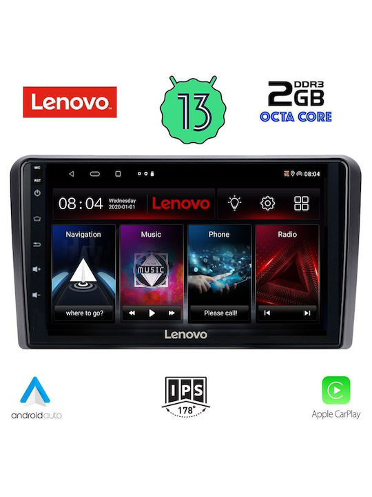 Lenovo Car-Audiosystem für Peugeot 308 2013> (Bluetooth/USB/WiFi/GPS) mit Touchscreen 9"