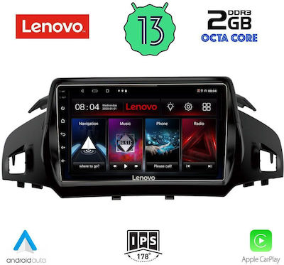 Lenovo Sistem Audio Auto pentru Ford Kuga 2013> (Bluetooth/USB/WiFi/GPS) cu Ecran Tactil 9"