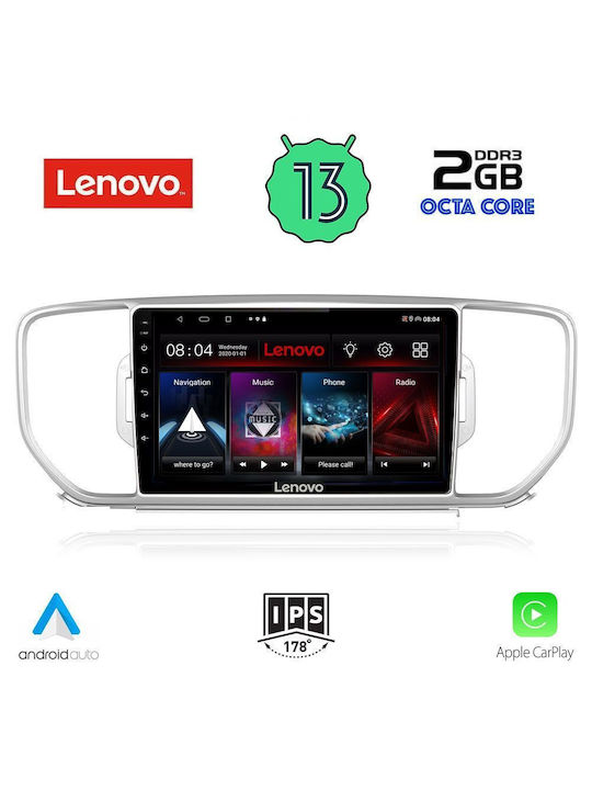 Lenovo Car-Audiosystem für Kia Sportage 2015-2018 (Bluetooth/USB/WiFi/GPS) mit Touchscreen 9"