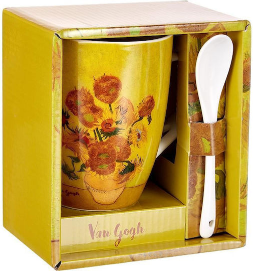 Enesco Κούπα Κεραμική Κίτρινη 300ml Enesco Κούπα Κεραμική Κίτρινη 300ml