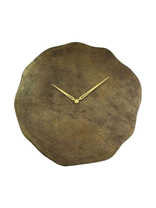 InTheBox Ceas de Perete Metalic Bronz
