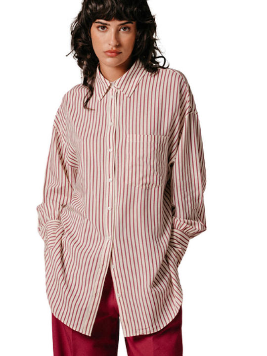 Grace & Mila Women's Long Sleeve Shirt Pink