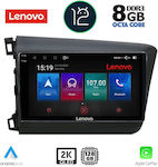 Lenovo Sistem Audio Auto pentru Honda Civic 2012-2016 (Bluetooth/USB/AUX/WiFi/GPS/Apple-Carplay/Android-Auto) cu Ecran Tactil 9"