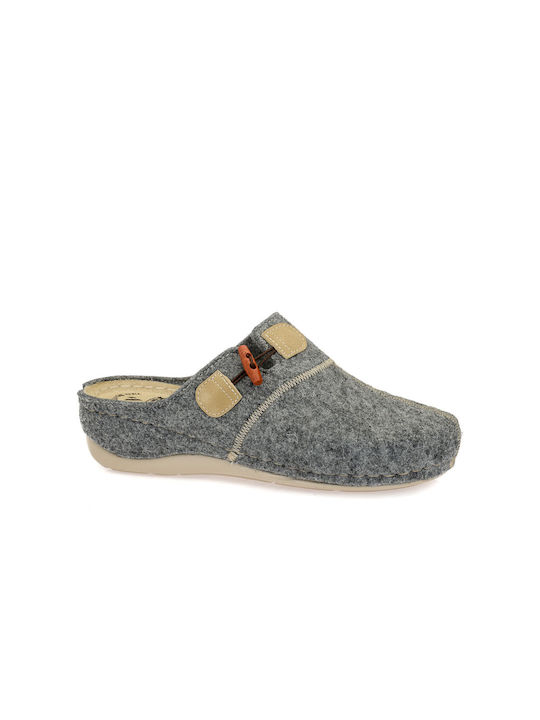 Vesna Anatomische Damen Hausschuhe in Gray Farbe