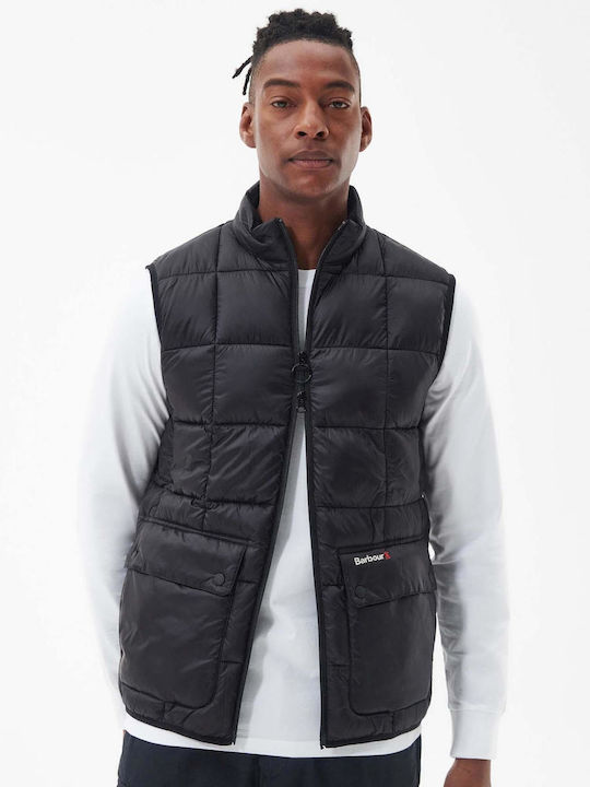 Barbour Men's Winter Sleeveless Puffer Jacket Black