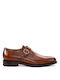 Perlamoda Men's Leather Dress Shoes Tabac Brown