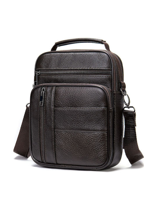 Leather Men's Bag Shoulder / Crossbody Brown