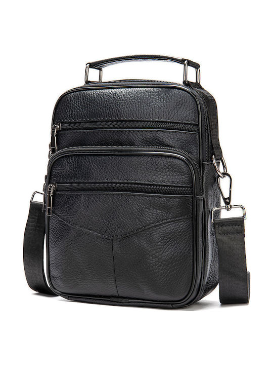 Leather Men's Bag Shoulder / Crossbody Black
