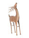 Atmosphera Weihnachtliche Metallisch Figur Rentier Kupfer Höhe 71cm