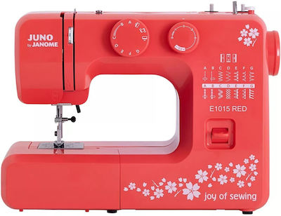 Janome Domestic Sewing Machine Juno Red