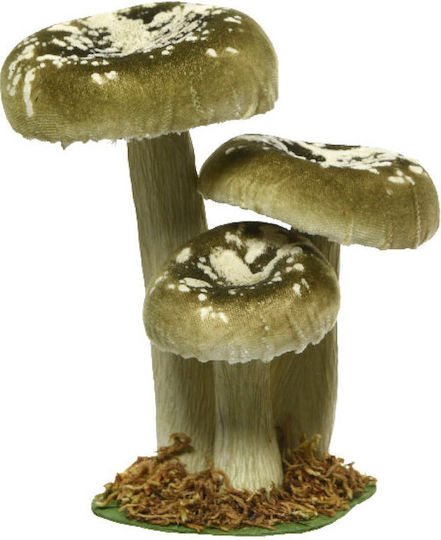 Kaemingk Decorative Mushroom made of Fabric 12x12x17cm 1pcs