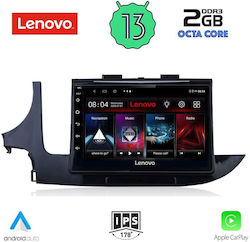 Lenovo Car Audio System for Opel Mokka 2016-2021 (Bluetooth/USB/WiFi/GPS/Apple-Carplay/Android-Auto) with Touch Screen 9"