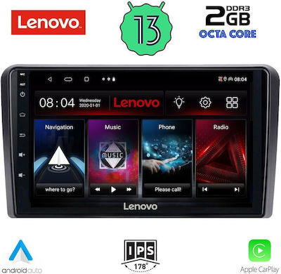 Lenovo Ηχοσύστημα Αυτοκινήτου 2007> (Bluetooth/USB/WiFi/GPS/Apple-Carplay/Android-Auto) με Οθόνη Αφής 9"