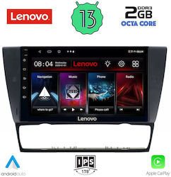 Lenovo Car-Audiosystem für BMW Serie 3 2005-2012 (Bluetooth/USB/WiFi/GPS/Apple-Carplay/Android-Auto) mit Touchscreen 9"