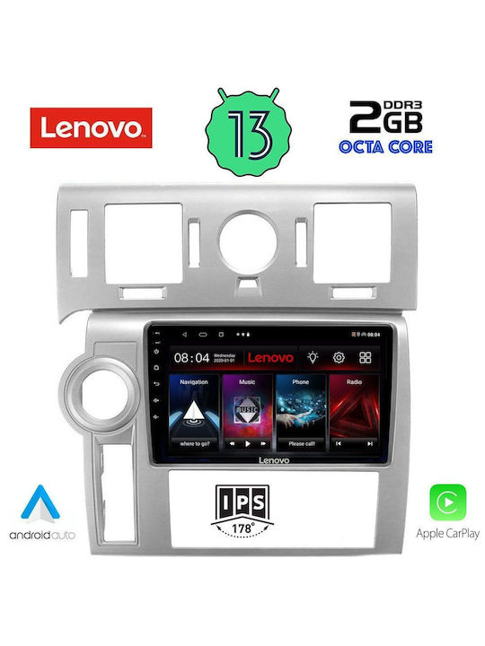 Lenovo Car-Audiosystem Hummer H2 2008-2009 (Bluetooth/USB/WiFi/GPS/Apple-Carplay/Android-Auto) mit Touchscreen 9"