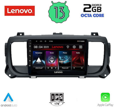 Lenovo Ηχοσύστημα Αυτοκινήτου για Toyota Proace 2016> (Bluetooth/USB/WiFi/GPS/Apple-Carplay/Android-Auto) με Οθόνη Αφής 9"