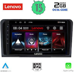 Lenovo Ηχοσύστημα Αυτοκινήτου για Mercedes-Benz ML 2005-2011 (Bluetooth/USB/WiFi/GPS/Apple-Carplay/Android-Auto) με Οθόνη Αφής 9"