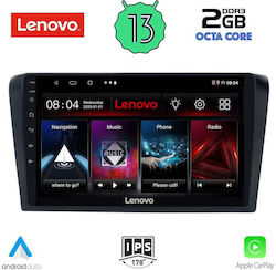 Lenovo Sistem Audio Auto pentru Mazda 3 2003-2008 (Bluetooth/USB/WiFi/GPS/Apple-Carplay/Android-Auto) cu Ecran Tactil 9"