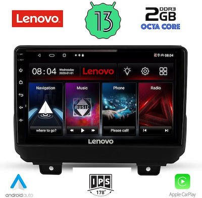 Lenovo Car-Audiosystem für Jeep Wrangler 2018> (Bluetooth/USB/WiFi/GPS/Apple-Carplay/Android-Auto) mit Touchscreen 9"