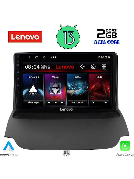 Lenovo Sistem Audio Auto pentru Ford EcoSport 2012-2018 (Bluetooth/USB/WiFi/GPS/Apple-Carplay/Android-Auto) cu Ecran Tactil 9"