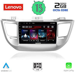 Lenovo Car Audio System for Hyundai Tucson 2015-2019 (Bluetooth/USB/WiFi/GPS/Apple-Carplay/Android-Auto) with Touch Screen 9"