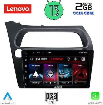 Lenovo Ηχοσύστημα Αυτοκινήτου για Honda Civic 2006-2012 (Bluetooth/USB/WiFi/GPS/Apple-Carplay/Android-Auto) με Οθόνη Αφής 9"