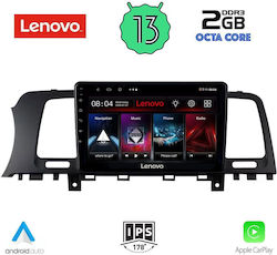 Lenovo Sistem Audio Auto pentru Nissan Murano 2007-2014 (Bluetooth/USB/WiFi/GPS/Apple-Carplay/Android-Auto) cu Ecran Tactil 9"