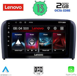 Lenovo Car-Audiosystem für Volvo S80 1999-2006 (Bluetooth/USB/WiFi/GPS/Apple-Carplay/Android-Auto) mit Touchscreen 9"