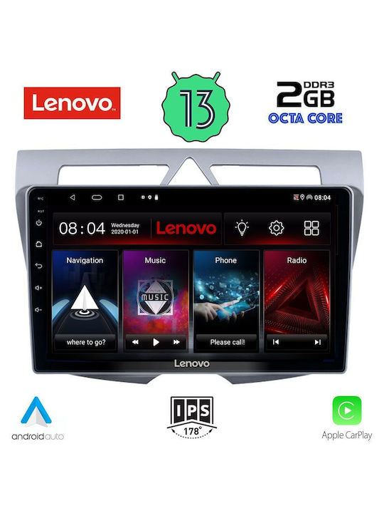 Lenovo Car-Audiosystem für Kia Picanto 2008-2011 (Bluetooth/USB/WiFi/GPS/Apple-Carplay/Android-Auto) mit Touchscreen 9"