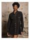 Rochie Mini Seimițiere Denim Albastru