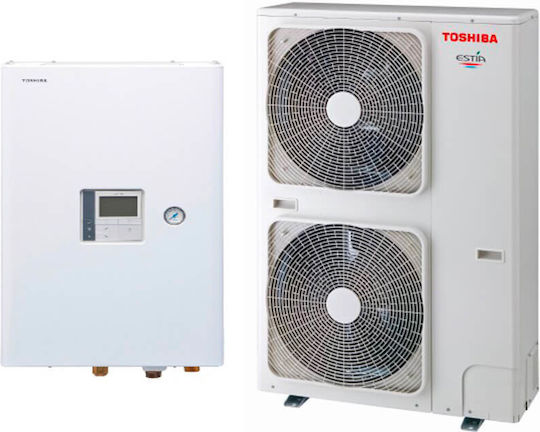 Toshiba Αντλία Θερμότητας 14kW Τριφασική 65°C Split