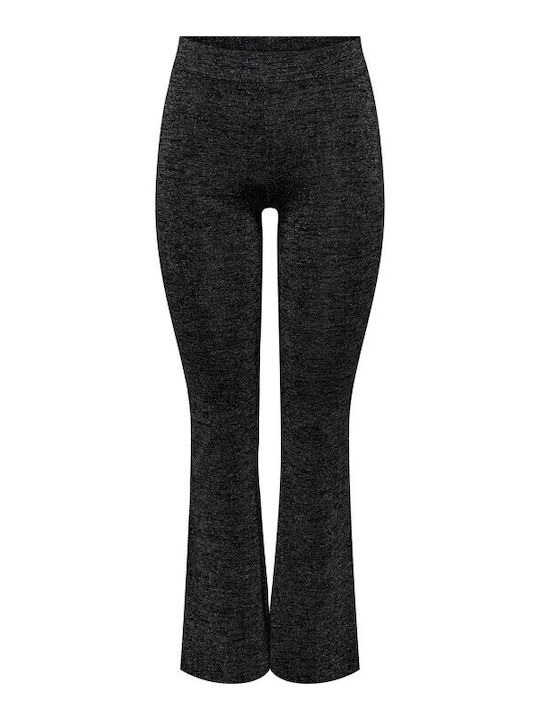 Only Women's Fabric Flared Pants Black
