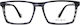 Polar Plastic Eyeglass Frame Black