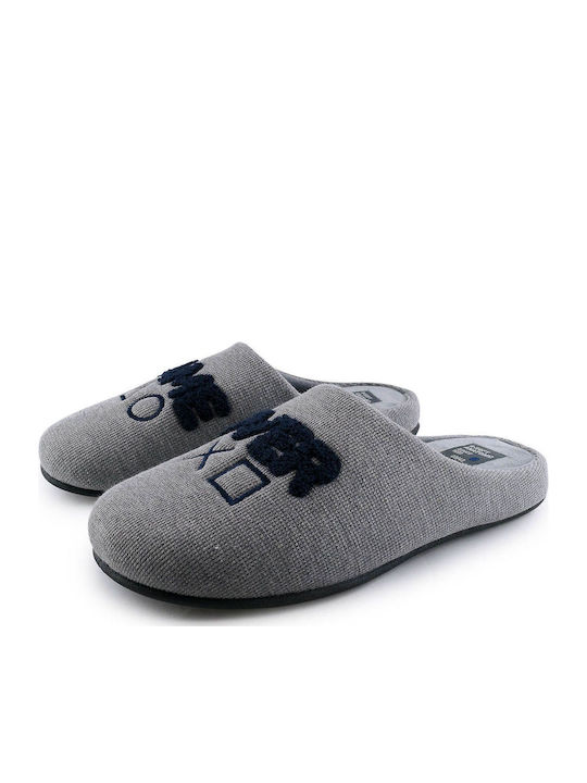 B-Soft Men's Slipper Gray